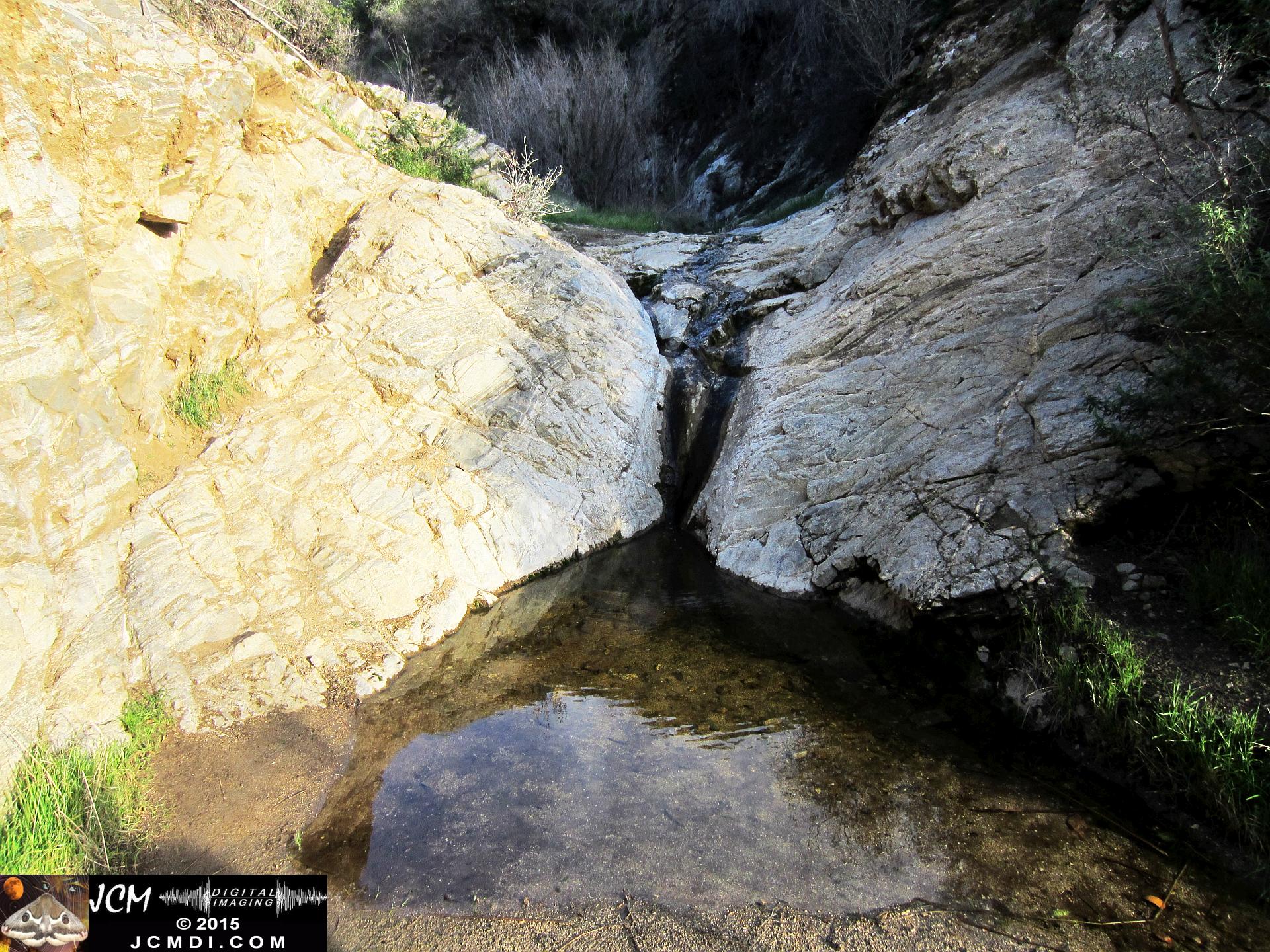 Whitney Canyon waterfall lower pool